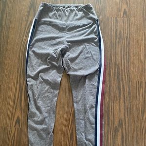 Garage Size Small Striped Leggings